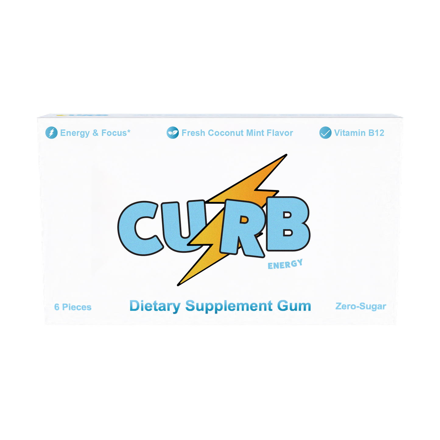 Energy Gum with B12 - Coconut Mint