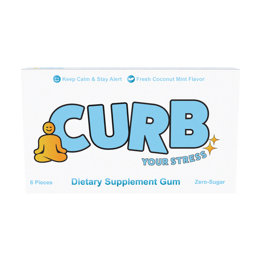 Stress Relief Gum - Coconut Mint